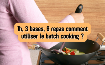 1h, 3 bases, 6 repas comment utiliser le batch cooking ?