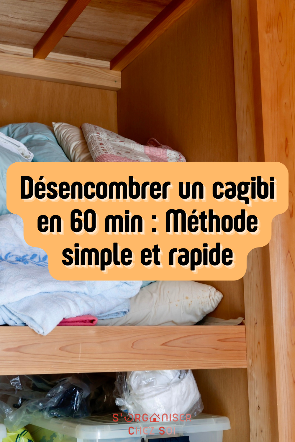 désencombrer un cagibi