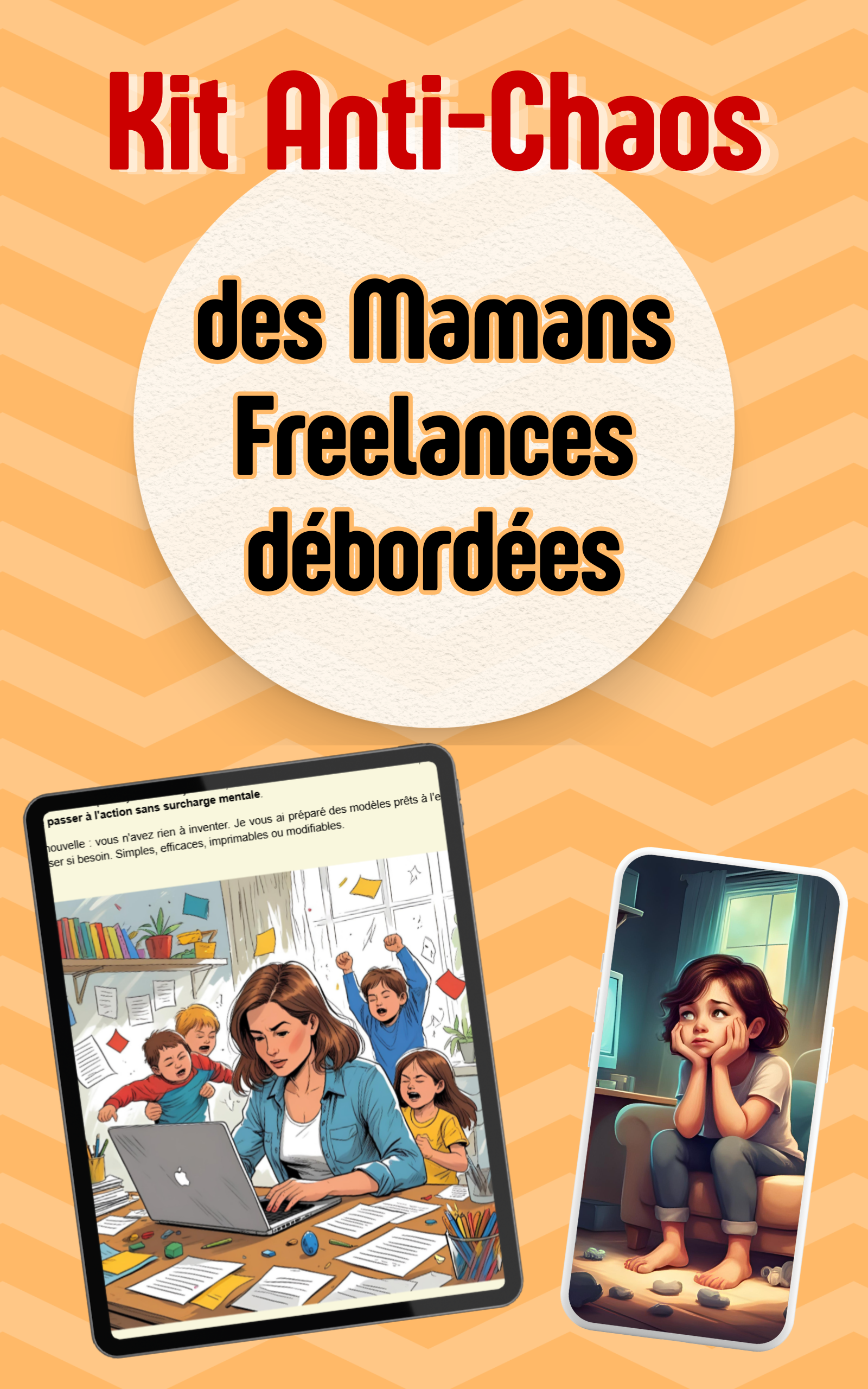 Kit pour mamans freelance débordées  : charge mentale, organisation