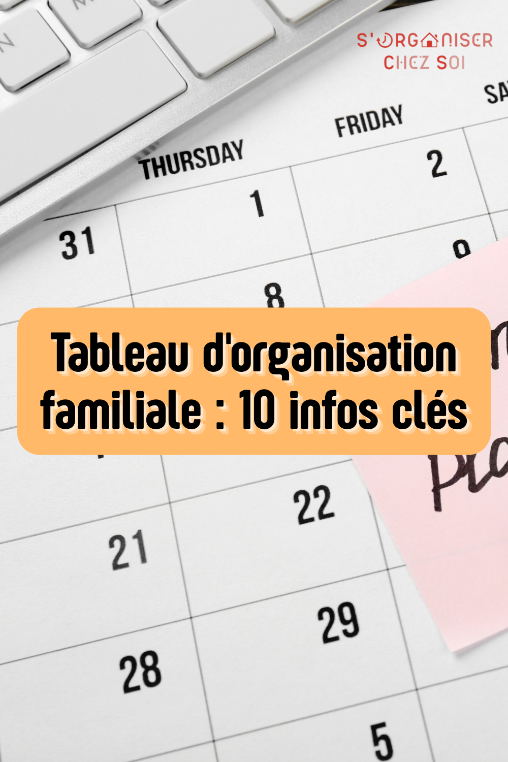 tableau d'organisation familiale